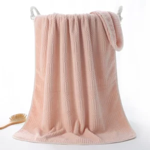 1pc Striped Coral Velvet Hand Towels, Soft Quick Drying Towel, Absorbent Hand Towel For Bathroom - Image 6