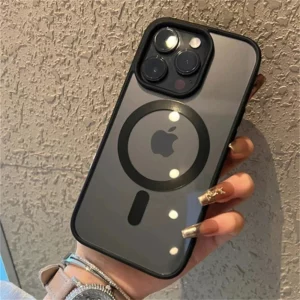 Shockproof Acrylic Magnetic Clear Phone Case For iPhone 16 15 14 13 12 11 Pro Max 14 Plus Magsafe Wireless Charge Hard PC Cover - Image 2