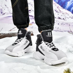 men boots 2024 New Winter Slippers Warm Men Shoes Waterproof Non-Slip Plush Sneakers Male tenis shoes Boots Men Sneakers Winter - Image 5