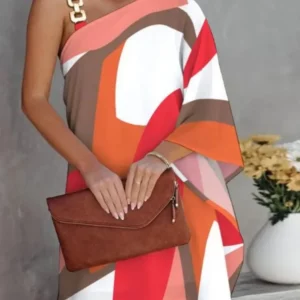 Summer Print Women Dress Fashion Sexy Loose Elegant Casual Dresses Female Office Clubwear Party Dress Robe Femme New 2024 - Image 1
