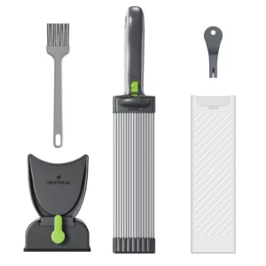 One for All Miniature Manual Stainless Steel Fresh Meat Cutter Chopper for Meat Slicing Strips Dices for Home Kitchen - Image 4