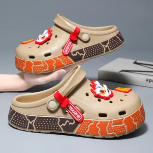 EVA Shoes Men Sandals Summer Cartoon Home Slippers Men Clogs Outdoor Not Slip Platform Beach Sandals Men Slippers Garden Shoes - Image 4