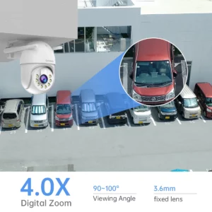Lenovo 5MP Smart Wifi PTZ Camera Outdoor 5x Digital Zoom Auto Tracking ONVIF Wireless CCTV IP Camera Security Video Surveillance - Image 2