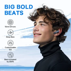 Baseus Bowie 30 Wireless Earphones 50dB Noise Reduction 65Hrs Long Playtime Bluetooth 5.3 Earbuds 6 Mics AI Call Clear Big Bass - Image 5