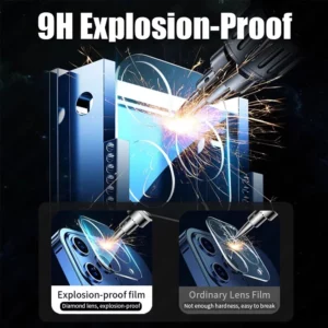 HD Camera Lens Protection Glass Film For iPhone 16 14 15 Pro Max Plus Full Cover Lens Protector For iPhone 13 11 12 PRO MAX Mini - Image 3