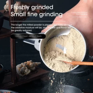 Houselin 400W Multifunctional Kitchen Cereal Nuts Beans Spices Grains Grinder Electric Coffee Grinder - Image 3