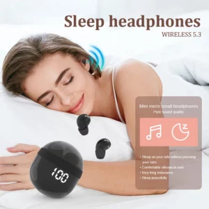 Invisible Headphones Bluetooth 5.3 Wireless In-Ear Earphones With Mic Noise Reduction Earbuds Heavy Bass Headset For Smart Phone - Image 5