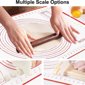 Silicone Baking Mat Kneading Pad Dough Mat Pizza Cake Dough Maker Kitchen Cooking Grill Non-Stick Gadgets Bakeware Pastry Mat - Image 2