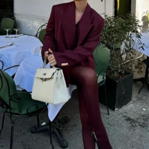 Trendix New Red Stockings Women Bodycon Super Elastic See Through Lace Pantyhose Autumn Sexy Slim Elegant Burgundy Tights Winter - Image 3