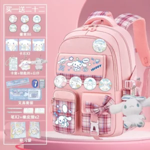 Sanrio Cinnamoroll Cute Fashion Printing Escuela Student Campus Backpack Mochilas Aestethic Bag Kawaii Large Capacity - Image 3