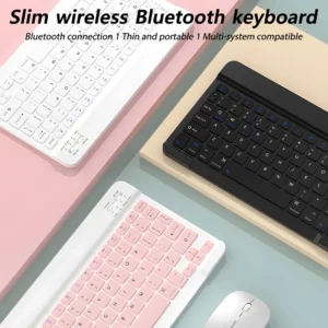 CASEPOKE For iPad Xiaomi Samsung Huawei Tablet Phone Bluetooth Keyboard and Mouse Mini Wireless Keyboard Android IOS Windows - Image 4