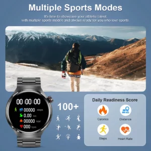 New GPS Smart Watch Men For Huawei Watch 4 Pro 360*360 HD Screen Heart rate Bluetooth Call IP68Waterproof Blood Sugar Smartwatch - Image 5