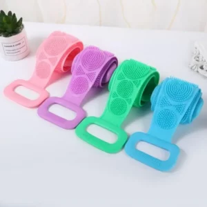 Double Sided Silicone Bath Towel Body Cleansing Back Rubbing Strips Massage Exfoliating Sponge Deep Clean Shower Accessories - Image 4
