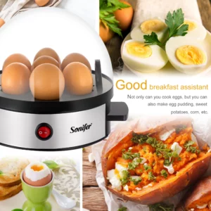 Convenient Egg CookerElectric Egg Cooker 7pcs Egg SteamerEgg CookerKitchen Cooking ToolsEgg CookerAuto-Off Function 350W Sonifer - Image 7