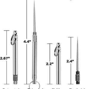 Portable Titanium Toothpicks Metal Pocket Toothpick Stainless Steel Toothpick Reusable Toothpicks for Picnic Camping Traveling - Image 4