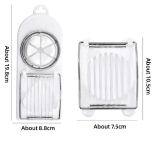 Multifunctional Egg Cutter Stainless Steel Egg Slicer Sectioner Cutter Mold Flower-Shape Luncheon Meat Cutter Kitchen Gadgets - Image 6
