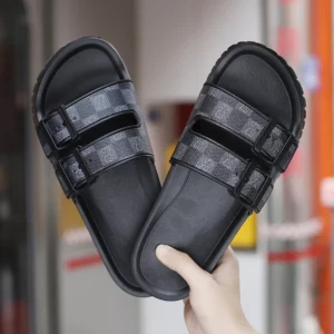 2024 New Slippers Men's Summer Casual Shoes for Men Outdoor Comfortable Soft Sole Slides Beach Sandals Size 38-47 Dropshipping - Image 3