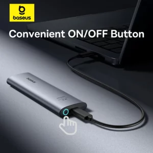 【New Sale】Baseus M2 SSD Enclosure Case 10Gbps NVMe Protocol M.2 to USB Type C 3.2 Gen2 8TB Metal External Adapter NVME SSD Case - Image 4