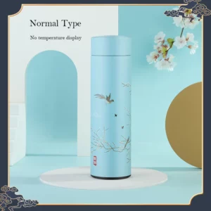 500ML Chinese Thermo Bottle Cup Digital Thermal Bottle Temperature Display Heat Hold Vacuum Flask Thermos for Tea Coffee Mug - Image 6