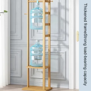 Phyllostachys Pubescens Coat Racks All Solid Wood Floor Mounted Hanger Bold Hanging Rod Multi Function Simplicit Home Furniture - Image 6