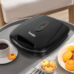 Electric Donut Maker Cooking Kitchen Appliances Bubble Egg Cake Oven Breakfast Machine Waffles Pot Iron Non-stick Coated Sonifer - Image 3