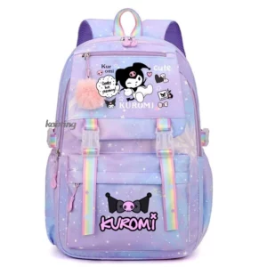 Fashion Backpack Lovely Kuromi Melody School Backpack for Girls Boys Book Bag Shoulder Backpacks Mochila Infantil Best Gift - Image 4