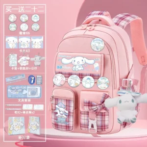 Sanrio Cinnamoroll Cute Fashion Printing Escuela Student Campus Backpack Mochilas Aestethic Bag Kawaii Large Capacity - Image 4