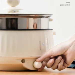 Multi Cooker Multifunctional Electric Pan Non-stick Cookware Rice Cooker Multi Ramen Soup Hotpot for Dormitory Kitchen 220V EU - Image 3