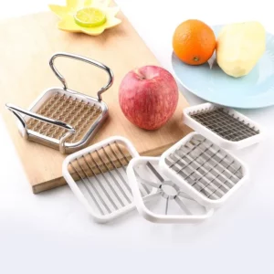 Multifunctional Creative 5 In 1 For Vegetable Fruit Food Cutter Cubes Apple Potato Grater French Fry Slicer Kitchen Accessories - Image 4