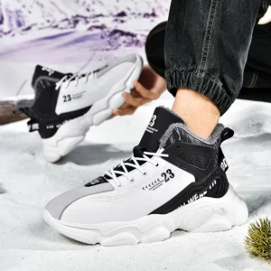 men boots 2024 New Winter Slippers Warm Men Shoes Waterproof Non-Slip Plush Sneakers Male tenis shoes Boots Men Sneakers Winter - Image 2