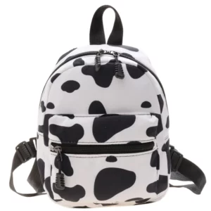 Fashionable Cute Girls Backpack Portable Mini Women Ladies Travel Shoulder Bag Canvas Things for Boy Schoolbag Floral Print - Image 5