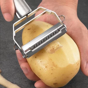 Multifunctional Kitchen Peeler Vegetable Fruit Peeler Stainless Steel Durable Potato Slicer Household Shredder Carrot Peeler - Image 4