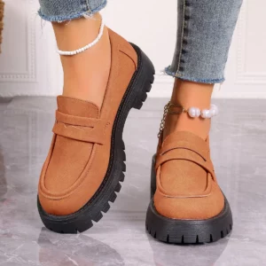 2024 Shoes Women Plus Size Loafers Women British Style Platform Shoes Office Ladies Light Casual Designer Shoes Zapatos De Mujer - Image 3