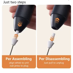 XIAOMI Electric Milk Frother Mini Handheld Wireless Powerful Type-C Rechargeable Convenience Coffee Milk Whipping Kitchen Whisks - Image 6