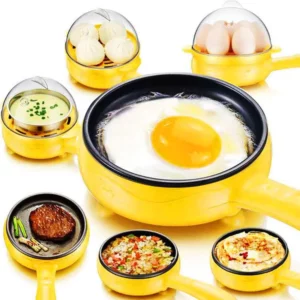 Multicooker 6-Inch Non-Stick Electric Skillet Mini Frying Pan Electric Cooking Pot Breakfast Machine for Egg Steak Kitchen 220V - Image 2