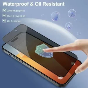 5Pcs Full Cover Privacy Screen Protector For iPhone 16 11 12 13 14 Pro Max Mini 8K Anti-spy Glass For iPhone 15 PRO XR X XS MAX - Image 4