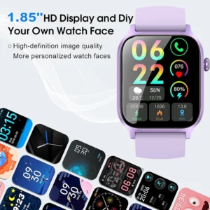 IUTECH Y7 Smart Watch For Men Women 2024 Bluetooth Call Smartwatch Sports Waterproof Health Monitoring Electronic Wrist Watches - Image 2
