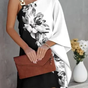 Summer Print Women Dress Fashion Sexy Loose Elegant Casual Dresses Female Office Clubwear Party Dress Robe Femme New 2024 - Image 2