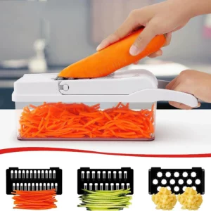 12 in 1 Multifunctional Vegetable Cutter Food Chopper Potato Slicer Carrot Grater Onion Shredder Salad Cutter Kitchen Gadgets - Image 4