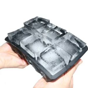 4/6/8/15 Grid Big Ice Tray Mold Box Large Food Grade Silicone Ice Cube Square Tray Mold Diy Bar Pub Wine Ice Blocks Maker Model - Image 2