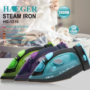 Steam Iron for Clothes,220V 2400W Handheld Electric Iron ,Wireless, Adjustable Temperature,Titanium Infused Ceramic Soleplate - Image 3
