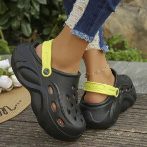 Women's Fashion Chunky Platform Sandals 2024 Summer Thick Sole eva Garden Shoes for Women Outdoor Non Slip Beach Slippers - Image 6