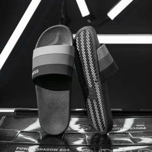 Striped Non Slip Quick-drying Slippers Soft Sole for Men Women Comfortable Shoes Indoor Outdoor Beach Shower Bathroom Slippers - Image 3