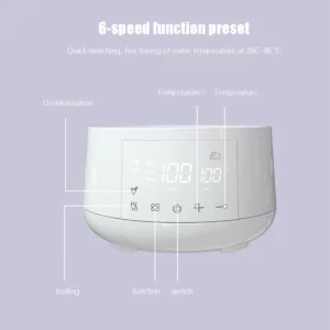 220V 1.2L Infant Thermostatic Milk Regulator Baby Kettle Keep Warm 24 Hours Hot Water Smart Insulation Pot Milk Powder Warmer - Image 4