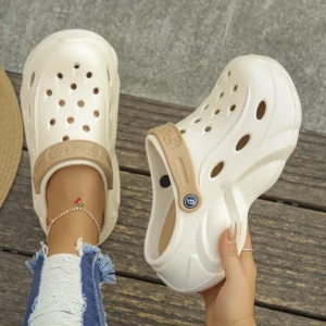 Women's Fashion Chunky Platform Sandals 2024 Summer Thick Sole eva Garden Shoes for Women Outdoor Non Slip Beach Slippers - Image 2