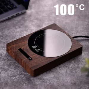 100°C Cup Heater Mug Warmer Hot Tea Makers Automatic Warmer Coaster 5 Gear Temperature Cup Heaters Coffee Milk Tea Heating Pad - Image 1