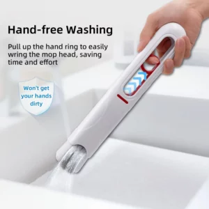 Powerful Squeeze Mini Mop Folding Home Cleaning Mops With Sponge Self-squeezing Floor Washing Mops Desk Window Car Clean Tools - Image 4