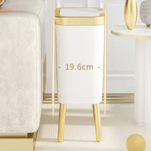 Side Lid Dustbin With Bin Room Trash Luxury Can Large-capacity Feet High Sofa Kitchen Fashion Living Garbage Bedroom - Image 4