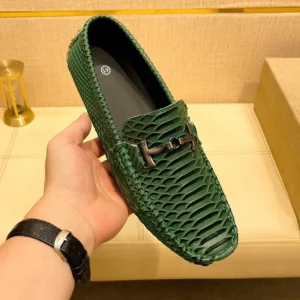 YRZL Loafers Men Comfort Soft Moccasins High Quality Handmade PU Leather Shoes Men Flat Driving Shoes White Loafers for Men - Image 4