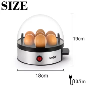 Convenient Egg CookerElectric Egg Cooker 7pcs Egg SteamerEgg CookerKitchen Cooking ToolsEgg CookerAuto-Off Function 350W Sonifer - Image 4